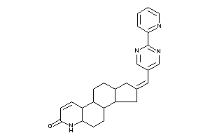 2-[[2-(2-pyridyl)pyrimidin-5-yl]methylene]-3,3a,3b,4,5,5a,6,9a,9b,10,11,11a-dodecahydro-1H-indeno[5,4-f]quinolin-7-one
