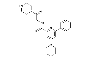 Image of N-(2-keto-2-piperazino-ethyl)-6-phenyl-4-piperidino-picolinamide
