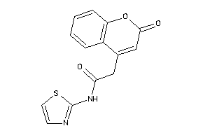 Image of 2-(2-ketochromen-4-yl)-N-thiazol-2-yl-acetamide
