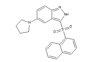 3-(1-naphthylsulfonyl)-5-pyrrolidino-2H-indazole