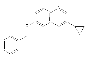 6-benzoxy-3-cyclopropyl-quinoline