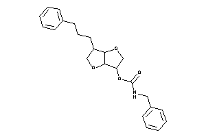 N-benzylcarbamic Acid [6-(3-phenylpropyl)-2,3,3a,5,6,6a-hexahydrofuro[3,2-b]furan-3-yl] Ester