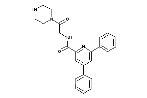 Image of N-(2-keto-2-piperazino-ethyl)-4,6-diphenyl-picolinamide