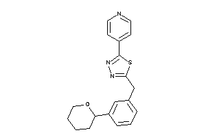 2-(4-pyridyl)-5-(3-tetrahydropyran-2-ylbenzyl)-1,3,4-thiadiazole