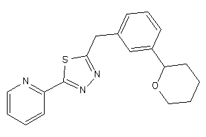2-(2-pyridyl)-5-(3-tetrahydropyran-2-ylbenzyl)-1,3,4-thiadiazole