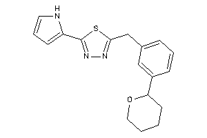 2-(1H-pyrrol-2-yl)-5-(3-tetrahydropyran-2-ylbenzyl)-1,3,4-thiadiazole