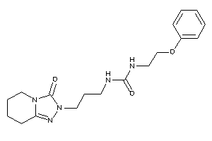 1-[3-(3-keto-5,6,7,8-tetrahydro-[1,2,4]triazolo[4,3-a]pyridin-2-yl)propyl]-3-(2-phenoxyethyl)urea