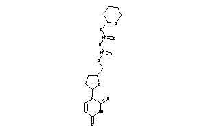1-[5-(tetrahydropyran-2-yloxyphosphonoyloxyphosphonoyloxymethyl)tetrahydrofuran-2-yl]pyrimidine-2,4-quinone