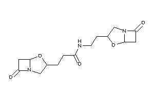 Image of 3-(7-keto-4-oxa-1-azabicyclo[3.2.0]heptan-3-yl)-N-[2-(7-keto-4-oxa-1-azabicyclo[3.2.0]heptan-3-yl)ethyl]propionamide