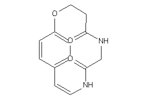 Image of 2-oxa-6,9-diazabicyclo[10.2.2]hexadeca-1(15),10,12(16),13-tetraene-5,8-quinone