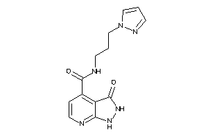 3-keto-N-(3-pyrazol-1-ylpropyl)-1,2-dihydropyrazolo[3,4-b]pyridine-4-carboxamide