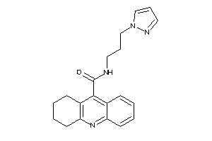 Image of N-(3-pyrazol-1-ylpropyl)-1,2,3,4-tetrahydroacridine-9-carboxamide