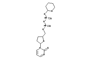 1-[5-(tetrahydropyran-2-yloxyphosphonoyloxyphosphonoyloxymethyl)tetrahydrofuran-2-yl]pyrimidin-2-one