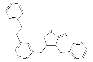 Image of 3-benzyl-4-(3-phenethylbenzyl)tetrahydrofuran-2-one