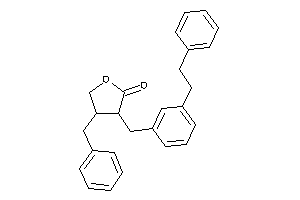 Image of 4-benzyl-3-(3-phenethylbenzyl)tetrahydrofuran-2-one