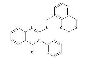 2-(4H-1,3-benzodioxin-8-ylmethylthio)-3-phenyl-quinazolin-4-one