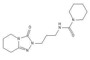 Image of N-[3-(3-keto-5,6,7,8-tetrahydro-[1,2,4]triazolo[4,3-a]pyridin-2-yl)propyl]piperidine-1-carboxamide