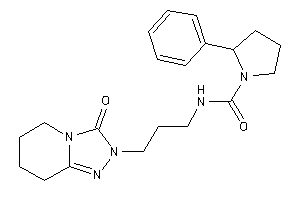 N-[3-(3-keto-5,6,7,8-tetrahydro-[1,2,4]triazolo[4,3-a]pyridin-2-yl)propyl]-2-phenyl-pyrrolidine-1-carboxamide