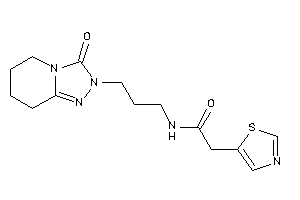 Image of N-[3-(3-keto-5,6,7,8-tetrahydro-[1,2,4]triazolo[4,3-a]pyridin-2-yl)propyl]-2-thiazol-5-yl-acetamide