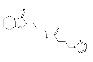 Image of N-[3-(3-keto-5,6,7,8-tetrahydro-[1,2,4]triazolo[4,3-a]pyridin-2-yl)propyl]-4-(1,2,4-triazol-1-yl)butyramide