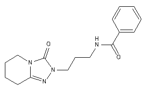 Image of N-[3-(3-keto-5,6,7,8-tetrahydro-[1,2,4]triazolo[4,3-a]pyridin-2-yl)propyl]benzamide