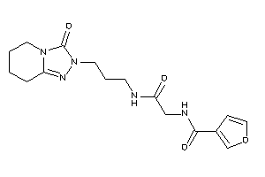 N-[2-keto-2-[3-(3-keto-5,6,7,8-tetrahydro-[1,2,4]triazolo[4,3-a]pyridin-2-yl)propylamino]ethyl]-3-furamide