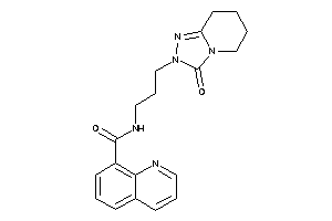 N-[3-(3-keto-5,6,7,8-tetrahydro-[1,2,4]triazolo[4,3-a]pyridin-2-yl)propyl]quinoline-8-carboxamide