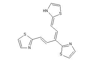 Image of 2-[5-(4-thiazolin-2-ylidene)-3-thiazol-2-yl-penta-1,3-dienyl]thiazole