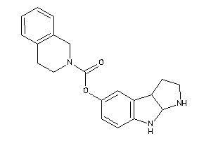 3,4-dihydro-1H-isoquinoline-2-carboxylic Acid 1,2,3,3a,4,8b-hexahydropyrrolo[2,3-b]indol-7-yl Ester