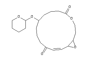 8-tetrahydropyran-2-yloxy-13,17-dioxabicyclo[14.1.0]heptadec-2-ene-4,12-quinone