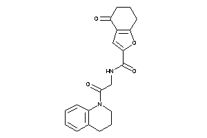 N-[2-(3,4-dihydro-2H-quinolin-1-yl)-2-keto-ethyl]-4-keto-6,7-dihydro-5H-benzofuran-2-carboxamide