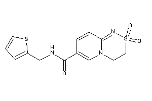 2,2-diketo-N-(2-thenyl)-3,4-dihydropyrido[2,1-c][1,2,4]thiadiazine-7-carboxamide