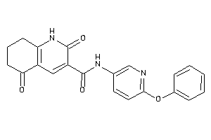 Image of 2,5-diketo-N-(6-phenoxy-3-pyridyl)-1,6,7,8-tetrahydroquinoline-3-carboxamide