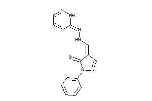 Image of 2-phenyl-4-[[N'-(2H-1,2,4-triazin-3-ylidene)hydrazino]methylene]-2-pyrazolin-3-one
