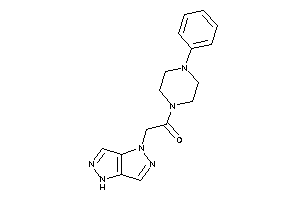 1-(4-phenylpiperazino)-2-(4H-pyrazolo[4,3-c]pyrazol-1-yl)ethanone