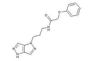 2-phenoxy-N-[3-(4H-pyrazolo[4,3-c]pyrazol-1-yl)propyl]acetamide