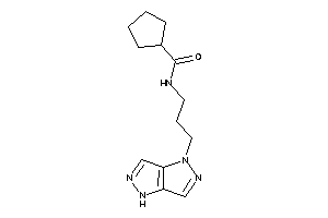 N-[3-(4H-pyrazolo[4,3-c]pyrazol-1-yl)propyl]cyclopentanecarboxamide