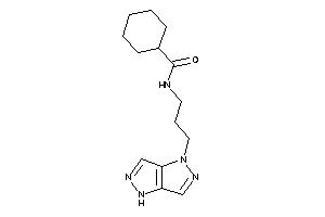 N-[3-(4H-pyrazolo[4,3-c]pyrazol-1-yl)propyl]cyclohexanecarboxamide