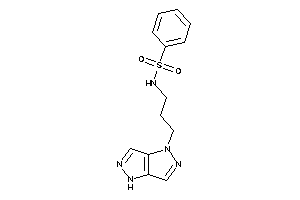N-[3-(4H-pyrazolo[4,3-c]pyrazol-1-yl)propyl]benzenesulfonamide