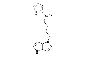 N-[3-(4H-pyrazolo[4,3-c]pyrazol-1-yl)propyl]-1H-pyrazole-5-carboxamide