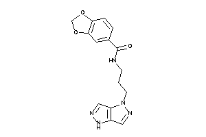 N-[3-(4H-pyrazolo[4,3-c]pyrazol-1-yl)propyl]-piperonylamide