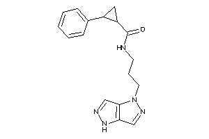 2-phenyl-N-[3-(4H-pyrazolo[4,3-c]pyrazol-1-yl)propyl]cyclopropanecarboxamide