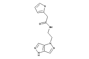 N-[2-(4H-pyrazolo[4,3-c]pyrazol-1-yl)ethyl]-2-(2-thienyl)acetamide