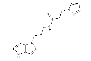 Image of N-[3-(4H-pyrazolo[4,3-c]pyrazol-1-yl)propyl]-3-pyrazol-1-yl-propionamide