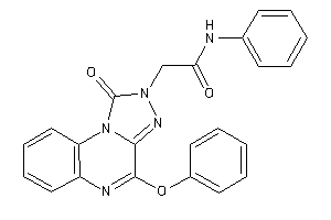 2-(1-keto-4-phenoxy-[1,2,4]triazolo[4,3-a]quinoxalin-2-yl)-N-phenyl-acetamide
