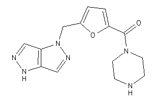 Image of Piperazino-[5-(4H-pyrazolo[4,3-c]pyrazol-1-ylmethyl)-2-furyl]methanone