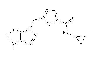 N-cyclopropyl-5-(4H-pyrazolo[4,3-c]pyrazol-1-ylmethyl)-2-furamide