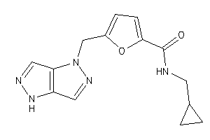 Image of N-(cyclopropylmethyl)-5-(4H-pyrazolo[4,3-c]pyrazol-1-ylmethyl)-2-furamide