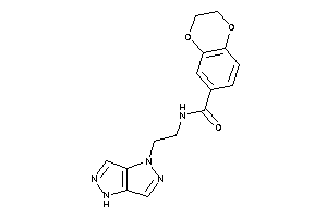 N-[2-(4H-pyrazolo[4,3-c]pyrazol-1-yl)ethyl]-2,3-dihydro-1,4-benzodioxine-6-carboxamide