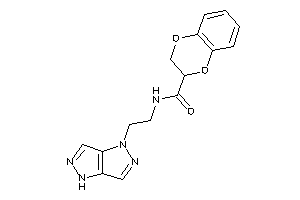 N-[2-(4H-pyrazolo[4,3-c]pyrazol-1-yl)ethyl]-2,3-dihydro-1,4-benzodioxine-3-carboxamide
